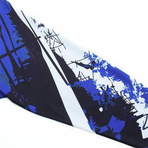 Maillot de motocross vierge pour jeunes, personnalisable par sublimation, respirant, à manches longues, pour moto et VTT - Product Image 4