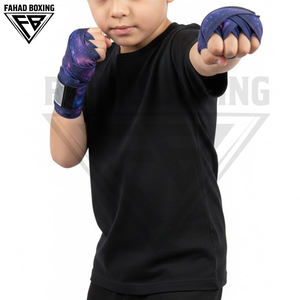 Best Supplier Highest Quality <b>Kids</b> Hand Straps Custom Design Eco-Friendly Durable Cotton Boxing Fighting Training Accessories - Product Image 4