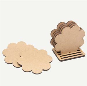 MDF Coaster With Hexagon Shape Mats And <b>Pads</b> Coaster New Designer MDF Coaster At <b>Cheap</b> Price - Product Image 6
