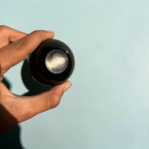Silver Sheen Polished Obsidian <b>Crystal</b> <b>Ball</b> Feng Shui Healing Stone Home Decoration Thanksgiving New Year - Product Image 3