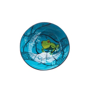 Nouveauté bol en noix de coco laqué de haute qualité ustensiles de cuisine en cristal moderne décor à la maison Souvenirs Camping cuillère utilisation Vietnam - Product Image 1
