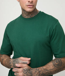 Nouvel article tendance 2026 : Survêtement homme 100 % coton, logo imprimé DTF personnalisé, couleur gris uni, streetwear, ensemble 2 pièces - Product Image 5