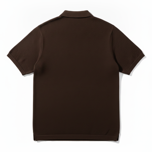 Wholesale Men's <b>Short</b> Sleeve Cotton Knitted Polo Shirt Solid Color Casual Anti-Wrinkle Design Regular <b>Length</b> - Product Image 3