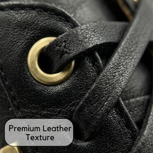 Cordones Planos de Cuero Genuino de 5 mm de Ancho, Cordones Premium para Zapatos, Botas, Zapatillas Deportivas, Duraderos, Flexibles, Resistentes, de Repuesto, 10 m - Product Image 3