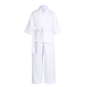 Traje de Jiu Jitsu Blanco de Alta Calidad, Trajes de BJJ Unisex, Cómodos, Elásticos, Transpirables, con Logotipo Bordado, Traje de Karate OEM para Entrenamiento - Product Image 2