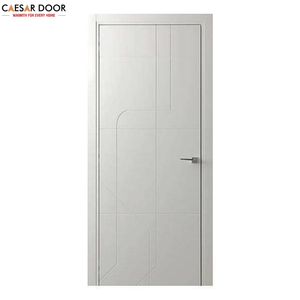 Puerta Interior de MDF con Polímero, Aislamiento Acústico, Resistente a Termitas, Diseño Moderno, Acabado Liso, para Hotel o Villa, OEM/ODM - Product Image 4