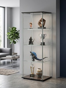 TMG-G123 Commercial High Quality Custom <b>Shelves</b> Modern Tempered Glass Storage Cabinets Action Figure Display Living Room Home - Product Image 4