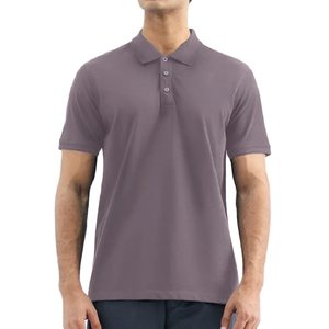 เสื้อสำหรับผู้ชายเสื้อกอล์ฟลำลองระบายอากาศสีพื้นปักตามสั่ง - Product Image 5