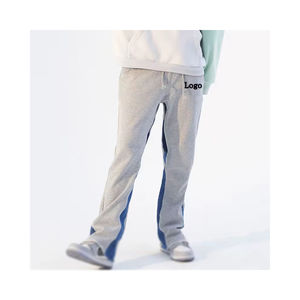 Pantalon de survêtement évasé sur mesure, qualité supérieure, coupe droite, léger, respirant, imperméable, séchage rapide, décontracté, en toile, taille élastique - Product Image 1