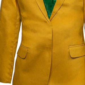 Blazer élégant pour femme, tendance, à simple boutonnage, idéal pour le bureau, les tenues de travail et les vêtements de sororité, coupe ajustée - Product Image 4
