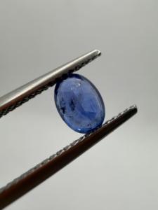 Zafiro Azul Real Natural, Corte Ovalado, 1.05CT, 7x5x3.5mm, Gema Suelta con Juego de Color para Joyería - Product Image 3