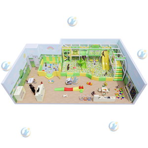 Aire de jeux intérieure en aluminium et métal pour enfants, thème Forêt tropicale, pour centres commerciaux et cafés pour enfants, vente en gros OEM ODM - Product Image 2