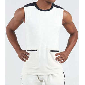 Custom Muscle Bodybuilding Stinger Shirts Fitness Blank Sleeveless Stringer Training Casual Gym Tank <b>Tops</b> - Product Image 5