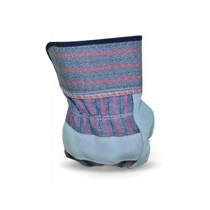Gants de travail en cuir de vachette pleine fleur robustes de qualité supérieure, certifiés CE, anti-coupure, 11 oz, pour la sécurité industrielle et la protection des mains - Product Image 2