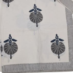 Jaipur Hand <b>Block</b> Printed Premium Floral <b>Bed</b> Sheet Set King Size Pure Cotton Soft Breathable Durable Sustainable Non Toxic Dye - Product Image 3