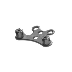Plaque de fixation occipitale centrale en titane pour système de stabilisation de la colonne occipito-cervicale, kit de fusion d'implant orthopédique spinal - Product Image 5