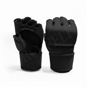 Guantes de Sparring MMA de Color Liso, sin Dedos, para Entrenamiento, Absorción de Impactos, Protección para las Manos, para Boxeo y Kickboxing - Product Image 2
