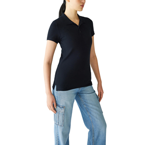 Polo de algodón de alta calidad con logotipo y diseño personalizados para mujer, ropa deportiva informal de marca, polo de moda urbana para mujer - Product Image 3
