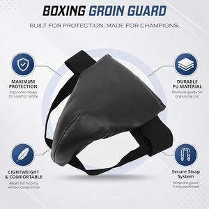 Protège-entrejambe de boxe professionnel pour homme, prix d'usine, en cuir de vachette véritable, écologique, MMA Muay Thai, couleurs personnalisées - Product Image 3