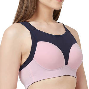 Soutien-gorge de sport sans coutures pour femme, grandes tailles, léger, maintien élevé, rembourré, bretelles réglables, respirant, écologique, pour yoga, course et gym - Product Image 2