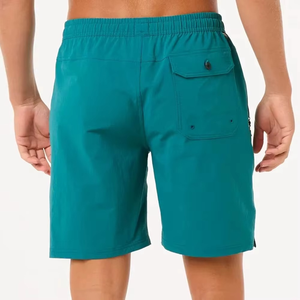 New Fashion Eco-Friendly Breathable Soft Summer Custom Front Logo Canvas Drawstring Mid Fitness <b>Men</b> Swimwear <b>Trunk</b> Shorts Casual - Product Image 2