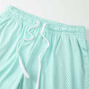 Pantalones Cortos Deportivos Casuales para Hombre, Blancos, de Satén con Estampado de Leopardo, Cintura Media, Cierre con Cordón, Secado Rápido y Transpirables - Product Image 4