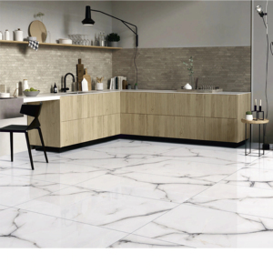 Azulejos de Porcelana Pulida y Esmaltada de 600x1200mm, Superficie de Alto Brillo, Formato Grande, para Pisos y Paredes, para Espacios de Diseño Interior Elegantes - Product Image 1
