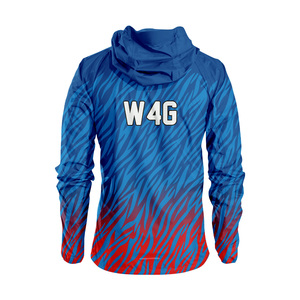 เสื้อแจ็คเก็ตกันลมมีฮู้ดสำหรับผู้ชาย W4G ลายเรขาคณิต ปิดด้วยซิป น้ำหนักเบา เหมาะสำหรับใส่ในฤดูใบไม้ร่วง ผลิตจากโพลีเอสเตอร์ - Product Image 6