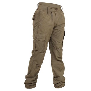 Pantalon cargo décontracté pour homme, nouveau design, haute qualité, logo personnalisé, style streetwear, 100% coton canvas, antistatique, fermeture à cordon. - Product Image 2