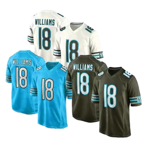 Jersey de Fútbol Americano 2026 con Envío Rápido # 18 camisetas deportivas con el patrón más nuevo del estilo Williams Custom - Product Image 1