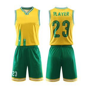 Ensemble d'uniformes de basketball personnalisables avec numéros et initiales imprimés, en maille respirante et anti-humidité, pour adultes, kit de match de club sportif, réversible - Product Image 3