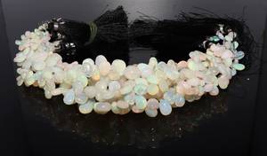 Natural Ethiopian <b>Opal</b> Smooth Pear Shape Beads 8 Inch Strand Flashy Welo <b>Opal</b> Beads High Quality Natural <b>Opal</b> Beads 5x7-6x8MM - Product Image 2