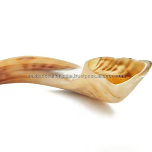 Meilleures ventes Authentique corne de Kudu Shofar israélien demi-poli casher sculpté ange Style religieux - Product Image 2