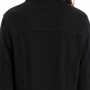 Chaqueta de Mezclilla Lavada para Mujer, Estilo Otoñal, Premium, Elegante, de Algodón Resistente y Cómodo, Diseño Clásico Personalizado - Product Image 4