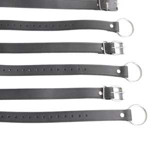 Genuine Sheep Skin Neck Collar Soft Padding Heat-Transfer Printed Steel Buckle 4.5cm Width Control Ring Model FW-LCR-1035-Custom - Product Image 6