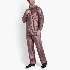 Traje Impermeable con Capucha para Hombre, Ropa Casual de Poliéster para Exteriores, Conjunto Individual para Senderismo y Viajes - Product Image 5