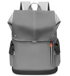Premium Water Repellent Laptop <b>Backpack</b> Minimalist College School Bag <b>with</b> Snap Closure Flap and Multi Storage <b>Compartment</b> - Product Image 2
