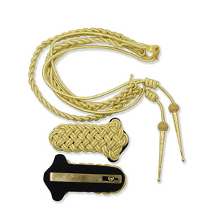 Accessoires vestimentaires pour uniforme de gardien de sécurité OEM, cordon réfléchissant enduit 100% coton avec crochet, couleur personnalisée, vente en gros - Product Image 1