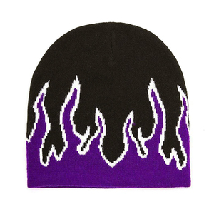 Bonnets personnalisés de qualité supérieure, unisexes, couleur unie, 100% acrylique, doux, chauds, respirants, avec logo, bonnets tricotés pour l'hiver - Product Image 6