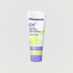 โฟมล้างหน้า GLOWPOOL Glowful Cica BHA Deep Clean Foam Cleanser ผลิตในเกาหลี สารสกัดจากใบบัวบก เหมาะสำหรับทุกเพศ - Product Image 1