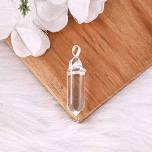 Colgante de Plata de Ley 925 con Gema de Cristal, Hermoso y Elegante, Ideal para Regalo y Fiesta, Unisex - Product Image 5