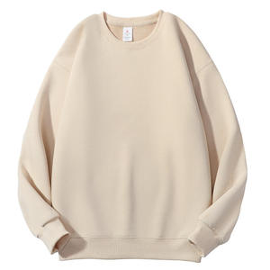 Sweat-shirt ample à col rond pour couples, basiques en coton, polaire, col rond pour hommes et sweat-shirts, vêtements de sport, fabricants de survêtements - Product Image 6