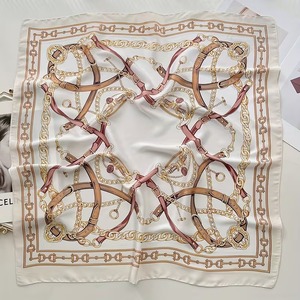Elegant Long Silk <b>Scarf</b> Fashion Luxury Soft Silk <b>Scarves</b> for Winter - Product Image 4