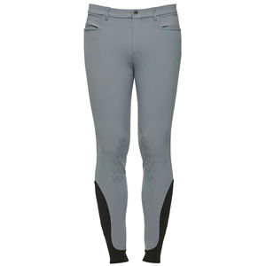 Culotte d'équitation personnalisée de haute qualité, imprimée, avec assise intégrale en Spandex-Polyester, color-block par transfert thermique, longueur cheville - Product Image 3