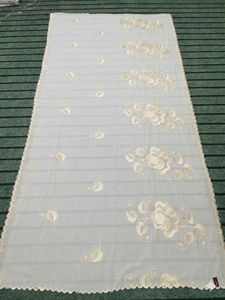 Ethnic Hijab <b>Head</b> Scarf Lightweight Long Soft <b>Wrap</b> Floral Chiffon Rhinestone Embellished Elegant Women Shawl Beautiful Muslim PK - Product Image 2