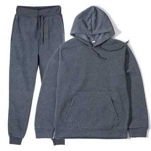 Nuevas Sudaderas de Color Puro con Diseño Personalizado, Conjunto de Sudaderas para Hombre con Logotipo Propio, Sudaderas con Capucha Personalizadas, Conjunto Deportivo Unisex - Product Image 4