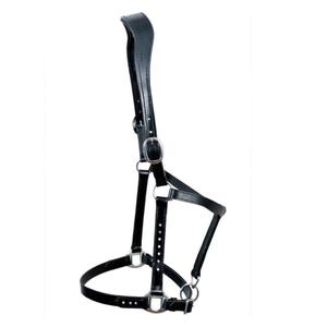 Cabestro de Cuero con Diseño de Cristal y Protector de Mejillas, Cabestro de Cuero para Caballo - Product Image 6