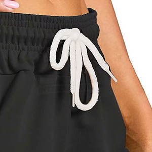 กางเกงขาสั้นผู้หญิงแบบใหม่ รับผลิตแบรนด์ส่วนตัว (OEM) ขายส่ง ออกแบบตามสั่ง ผลิตในปากีสถาน - Product Image 5