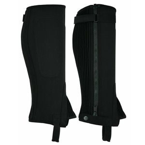 Polainas de Cuero Genuino Personalizadas en Talla y Color, Polainas de Equitación con Logotipo OEM, Estilo Ecuestre, Polainas de Cuero Negro a la Moda - Product Image 3