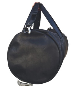Bolsa de Gimnasio Multifuncional Plegable de Cuero Genuino para Hombre, Opciones Personalizables, Bolsa de Viaje de Fin de Semana con Monograma para Actividades al Aire Libre - Product Image 1